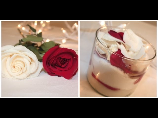 DIY Coconut Rose Sugar Scrub (Valentine's Inspired)