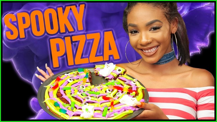DIY Halloween DESSERT PIZZA?! Slice Slice Baby w. Kellie Sweet