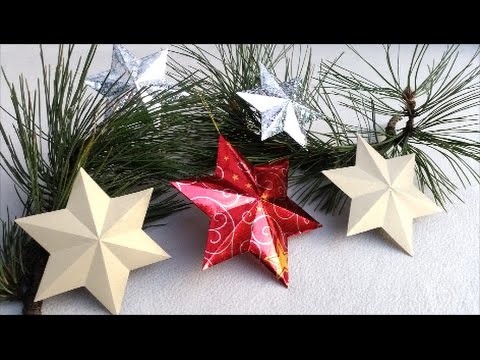 DIY How to make 6 pointed 3D STAR