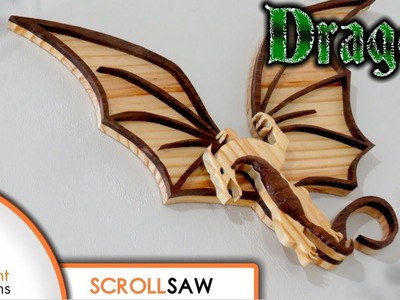 DRAGON Scroll Saw Wood Art | Free Pattern