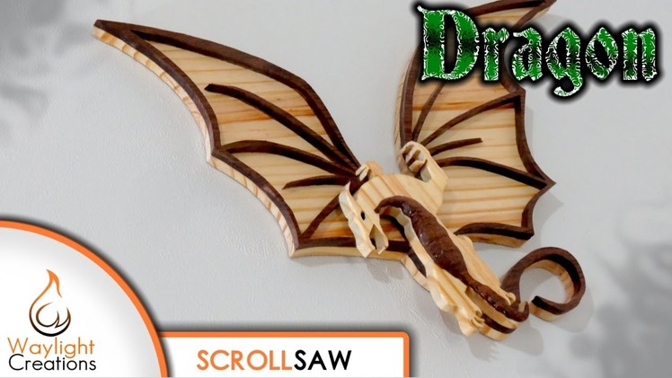 DRAGON Scroll Saw Wood Art | Free Pattern