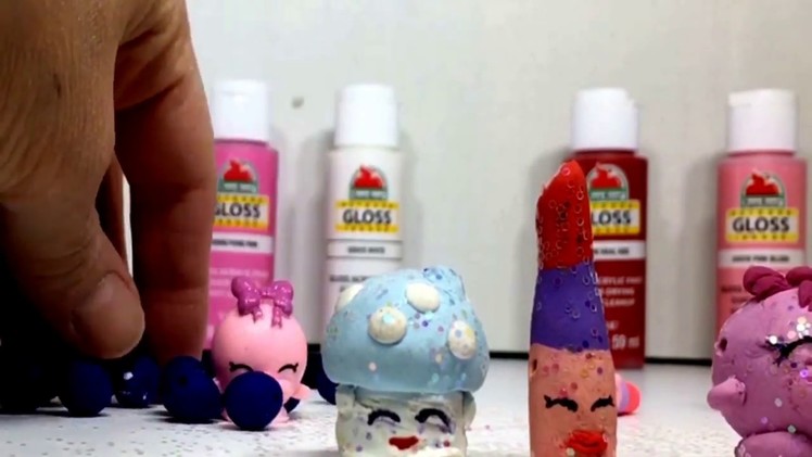 DYI Shopkins inspired sculpey bracelet do it yourself craft