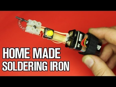Homemade Mini Soldering  Iron (10sec heat up)