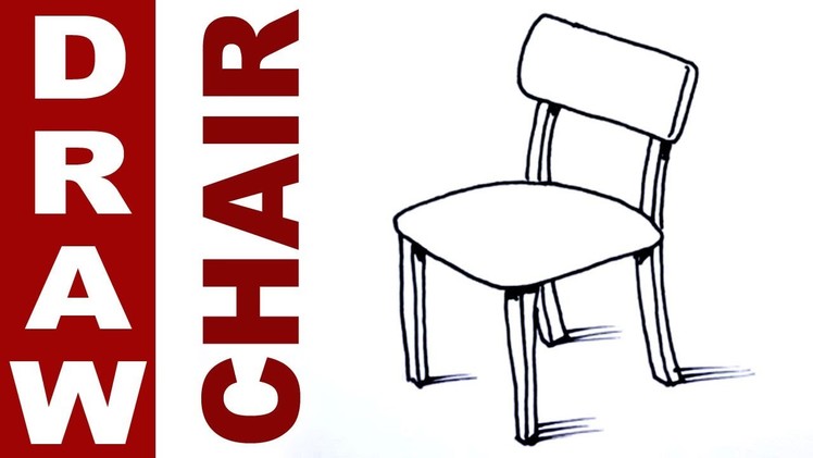 How to draw a chair