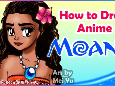 How to Draw Anime Moana