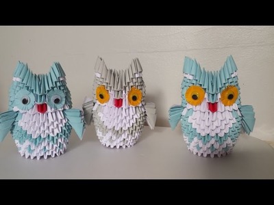 How to make 3d origami owl (medium)