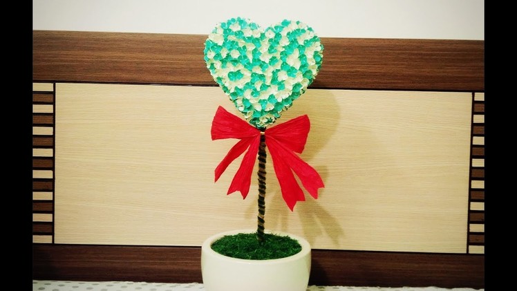 How To Make Heart Tree Paper Flower With Shape Punch - Craft Tutorial