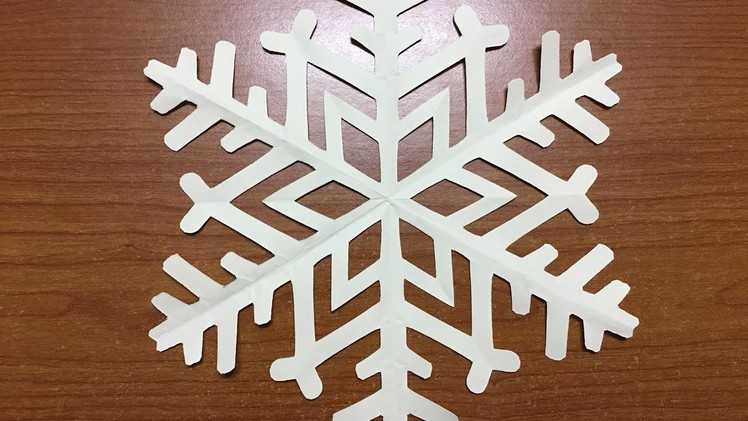How to make Origami Christmas Snowflake - Paper Craft Snowflake