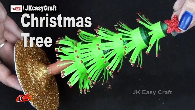 How to make Paper Christmas Tree | Easy Christmas Craft for Kids | JK Easy Craft 207