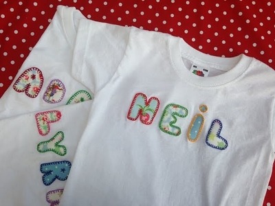 How to personalise baby or children t shirts