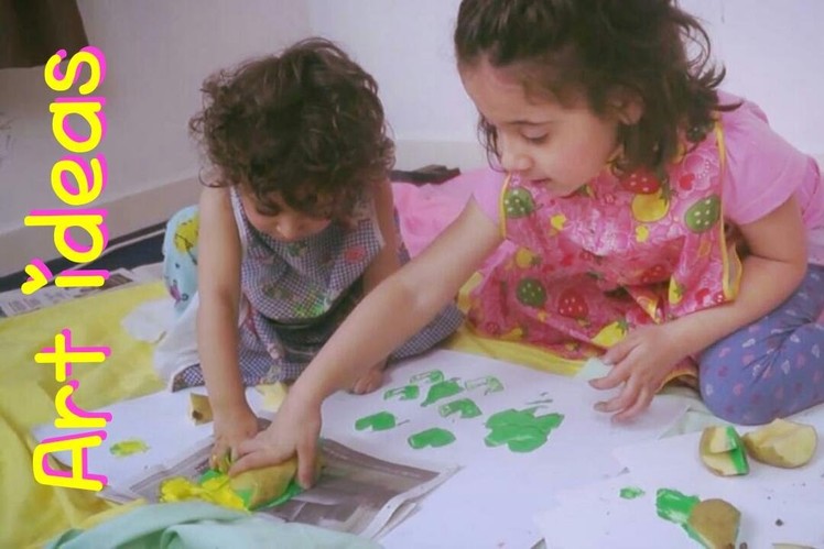 Keep Kids Busy with ART! - 5 Creative ideas | Fatema's Art Show