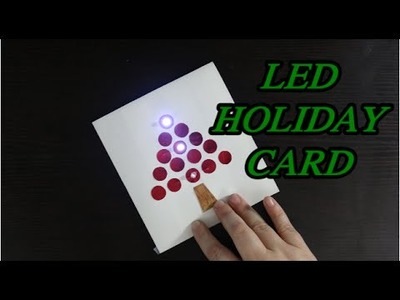 LED Light Holiday Card
