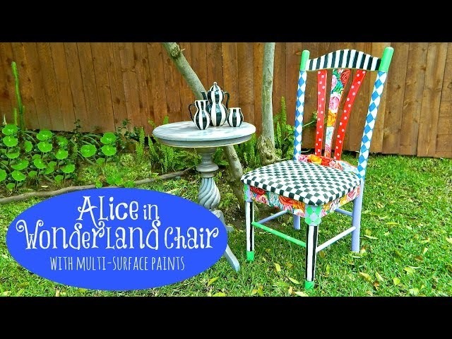 MacKenzie-Childs Inspired Chair -- Make Your Mark with DecoArt