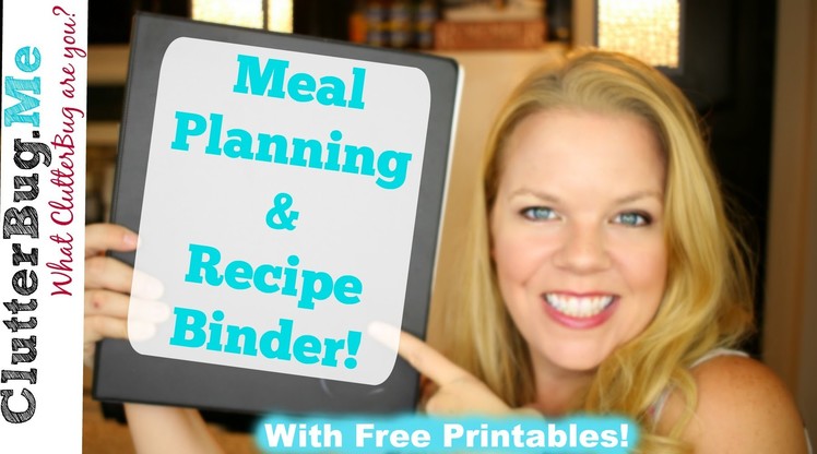 My Meal Planning and Recipe Binder