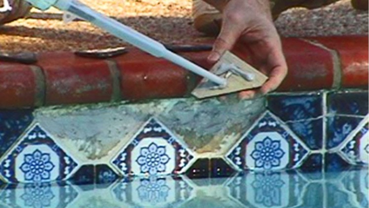 Pool Repairs- With Two part epoxies and Polyurea Joint Filler