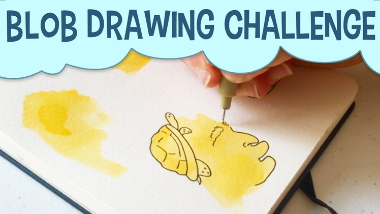 Random Shapes Drawing Challenge | Drawing Out Of Your Comfort Zone
