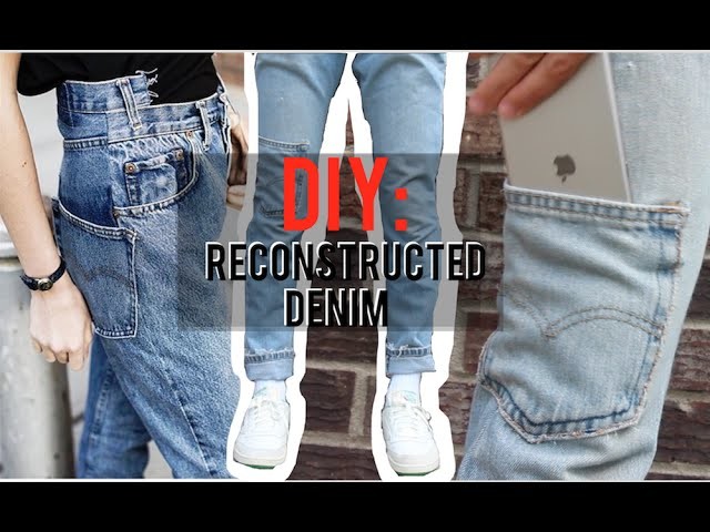 Reconstructed Denim! (Tutorial, Vetements.Off White style)