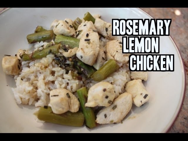 Rosemary Lemon Chicken with Asparagus: Classy Cookin' with Chef Stef