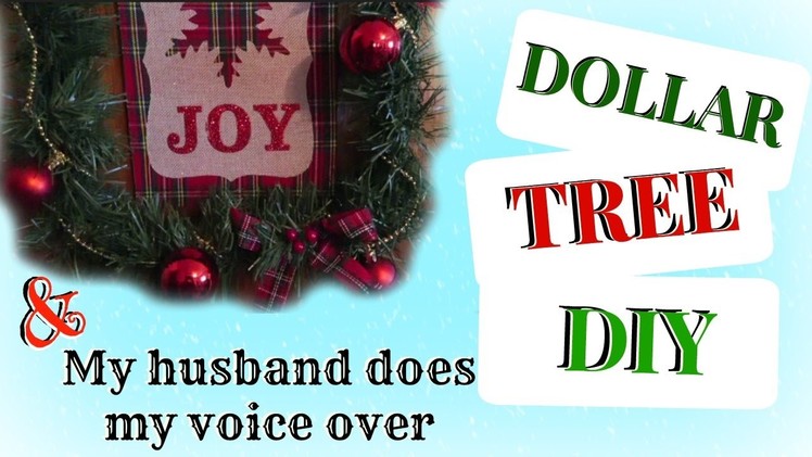 Vlogmas Day 7: Husband Does My Voice-Over- DIY Christmas Wreaths