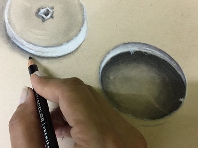 3D hole drawing on paper - how to draw 3D Hole 3D Trick Art on paper