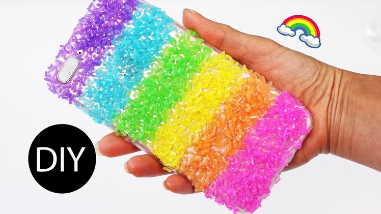 5-minute Crafts: Rainbow.Dragon Scale Phone Case.What to Do With Leaf-over Loom Bands