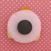 Adorable Felt Handmade Tsum Tsum Characters - Princess (Fridge Magnet)