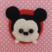 Adorable Felt Handmade Tsum Tsum Characters - Mickey Mouse (Fridge Magnet)