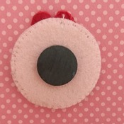 Adorable Felt Handmade Tsum Tsum Characters - Snow White (Fridge Magnet)