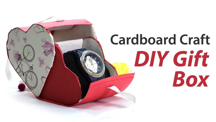 Awesome DIY Cardboard Gift, Jewellery Box to Make at Home Easily with Waste Material