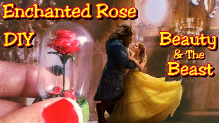 Beauty and the Beast Enchanted Rose tutorial | DIY Enchanted Rose