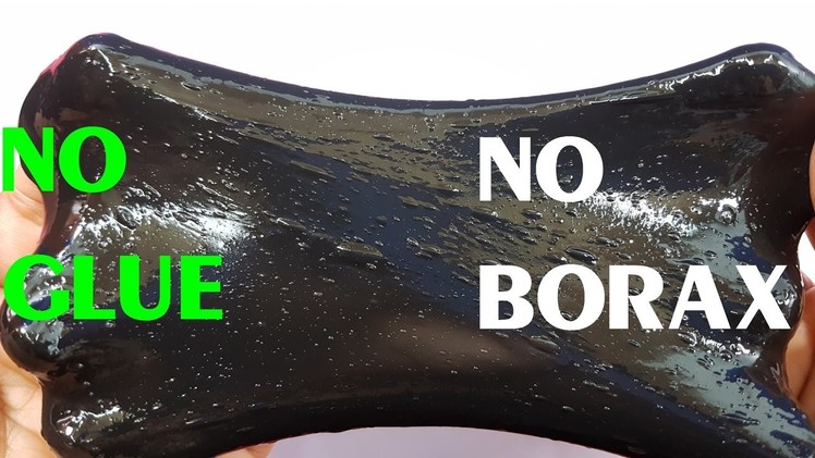 Black Mask Slime No Glue No Borax,Testings Without Glue Slime Recipes