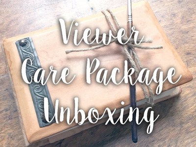 Care Package Unboxing: American Journey, Maimeri Blu, and a Handmade Watercolor Journal!