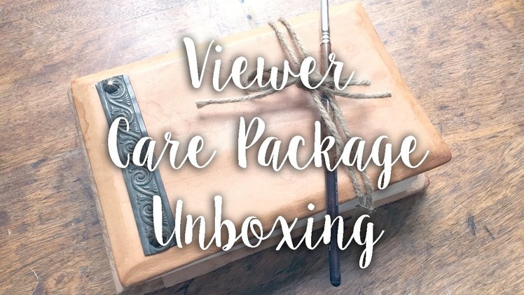 Care Package Unboxing: American Journey, Maimeri Blu, and a Handmade Watercolor Journal!