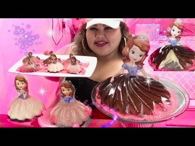Disney Princess Sofia the first Jello Princess Cake DIY