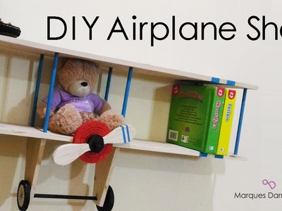 DIY airplane shelf | Rak gantung berbentuk pesawat - Woodworking Eps 6