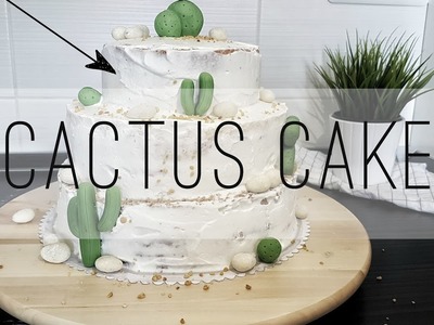 DIY Cactus Cake