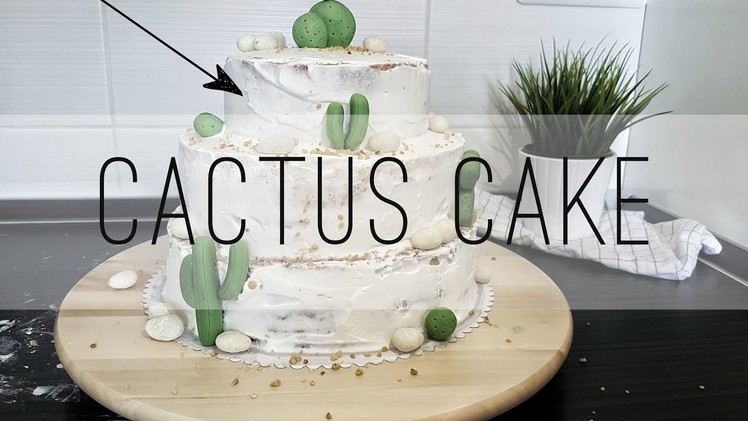 DIY Cactus Cake
