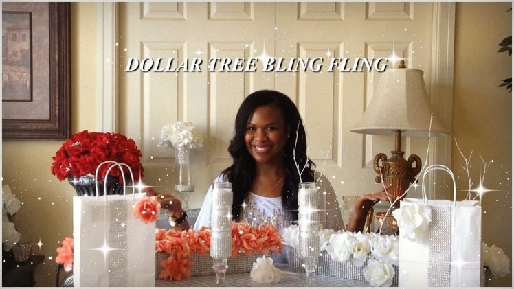 DIY - DOLLAR TREE BLING FLING  ????????4 EASY AND QUICK DIYS???????? FEATURING TOTALLY DAZZLED