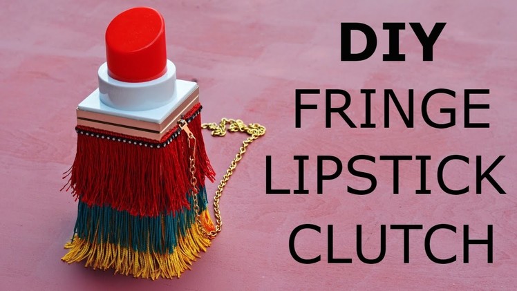 DIY: Fringe Lipstick Clutch Bag