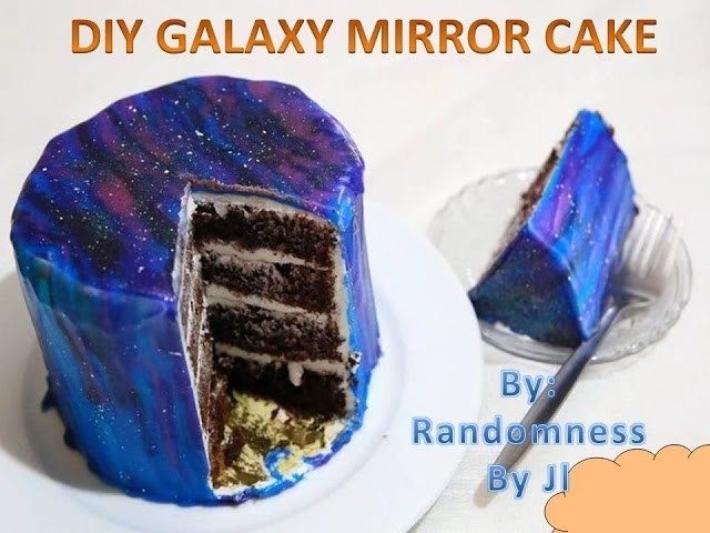 DIY Galaxy Cake