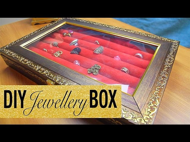 DIY Jewellery Box | Jewelry box | Ring holder | Jewellery organizer box : DIYIndian