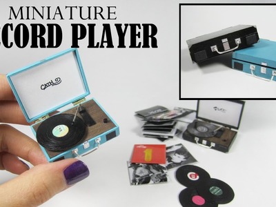 DIY Miniature: Retro Record Player