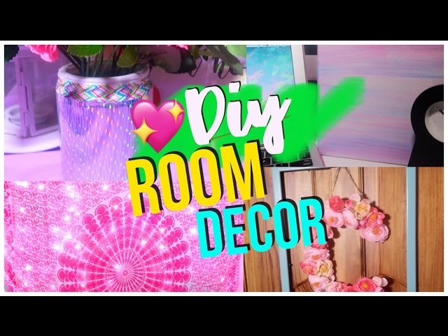 DIY ROOM DECOR! SO TUMBLR AND EASY! [IND]