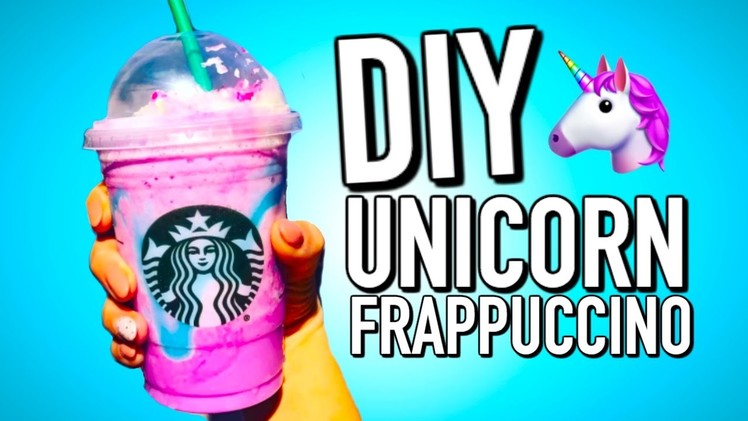 DIY Starbucks Unicorn Frappuccino (that doesn't taste gross!)
