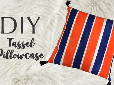 DIY Tassel Pillow | Easy Summer Decor