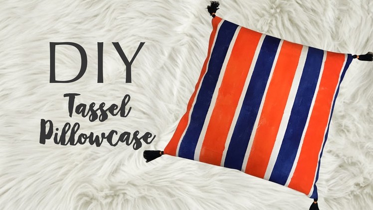 DIY Tassel Pillow | Easy Summer Decor
