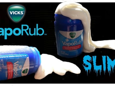 DIY Vicks VapoRub Slime | How To Make Slime With Vicks VapoRub