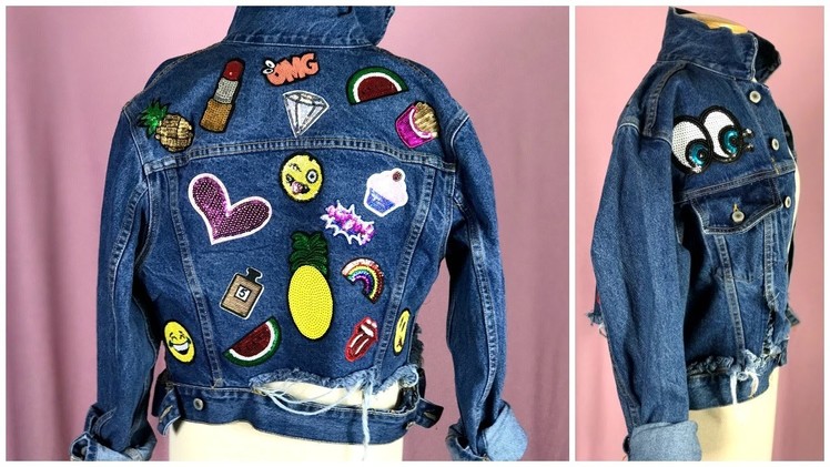 Drab to Fab | DIY Patch Denim Jacket