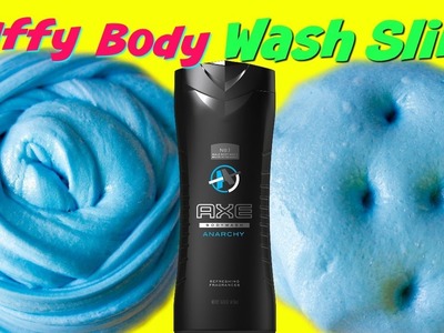 Fluffy Body Wash Slime DIY (MakeitMonday) Making Body Wash Slime (Mens Body Wash Slime)