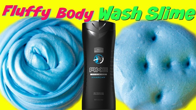 Fluffy Body Wash Slime DIY (MakeitMonday) Making Body Wash Slime (Mens Body Wash Slime)